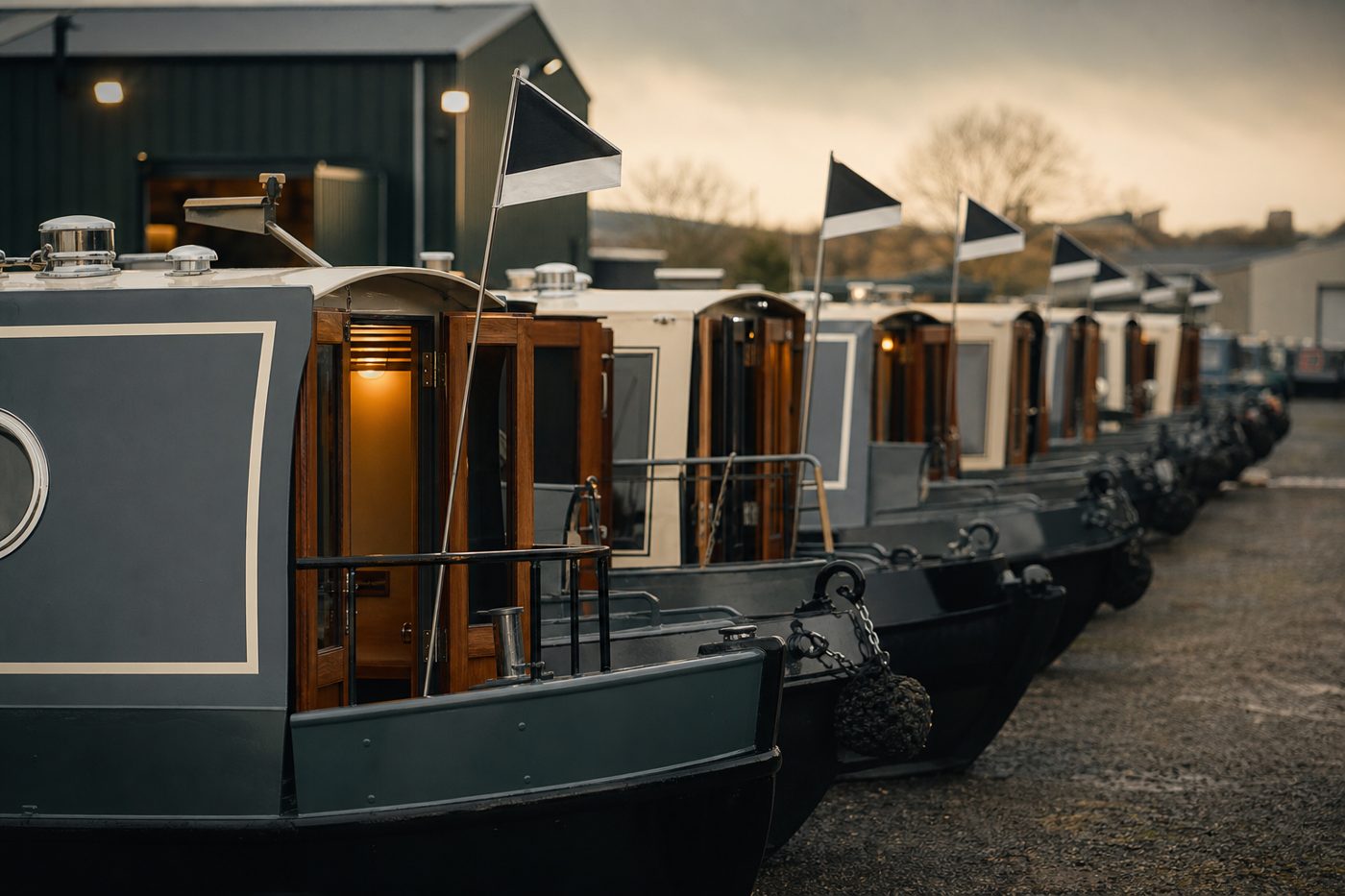 Narrowboat Red Rose