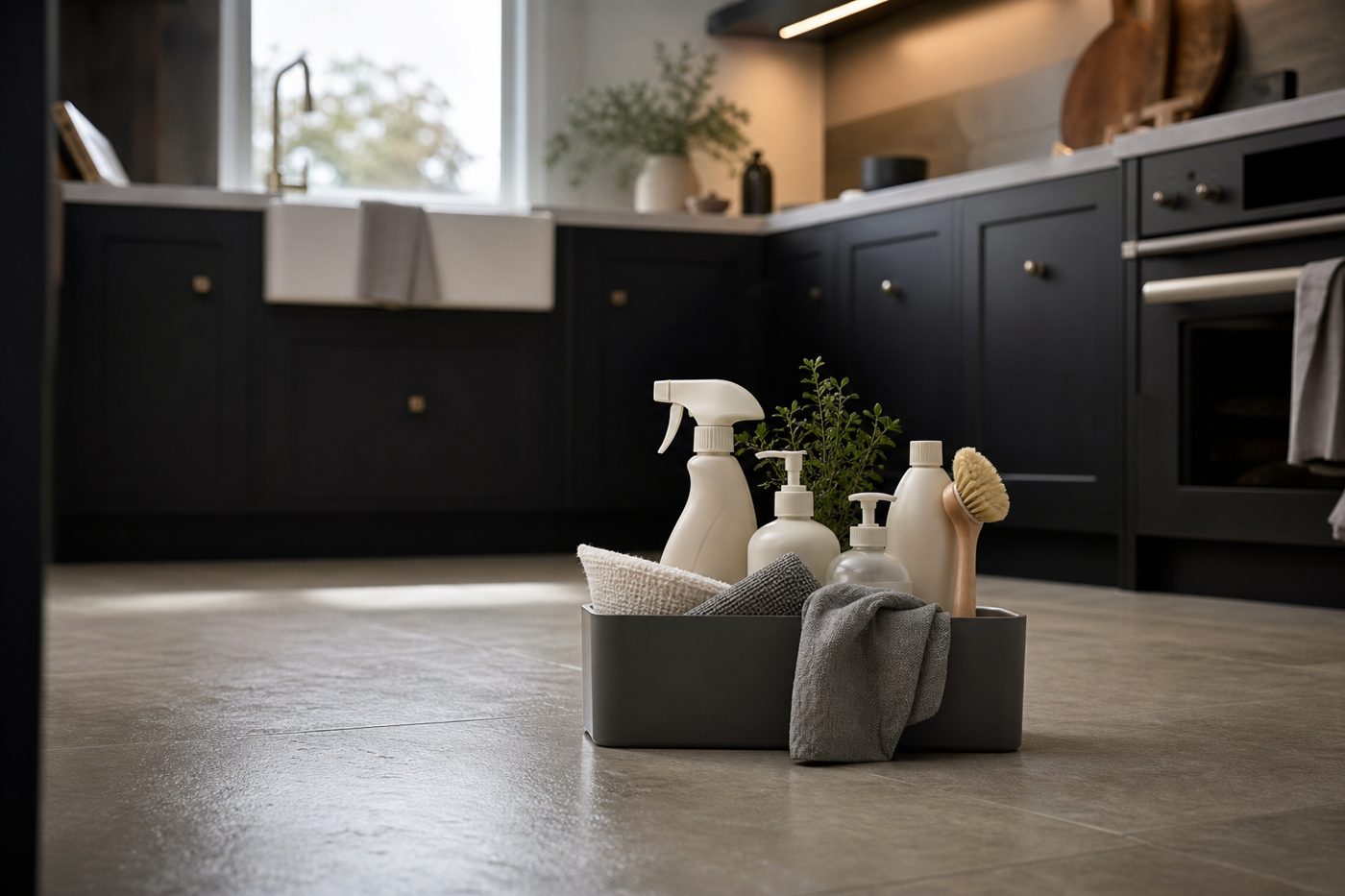 Clean modern residential interior